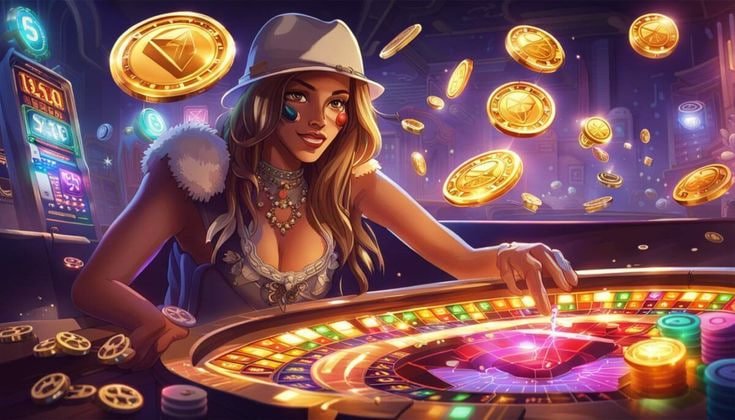 Layar seluler menampilkan menu deposit dengan pilihan DANA, OVO, dan GoPay